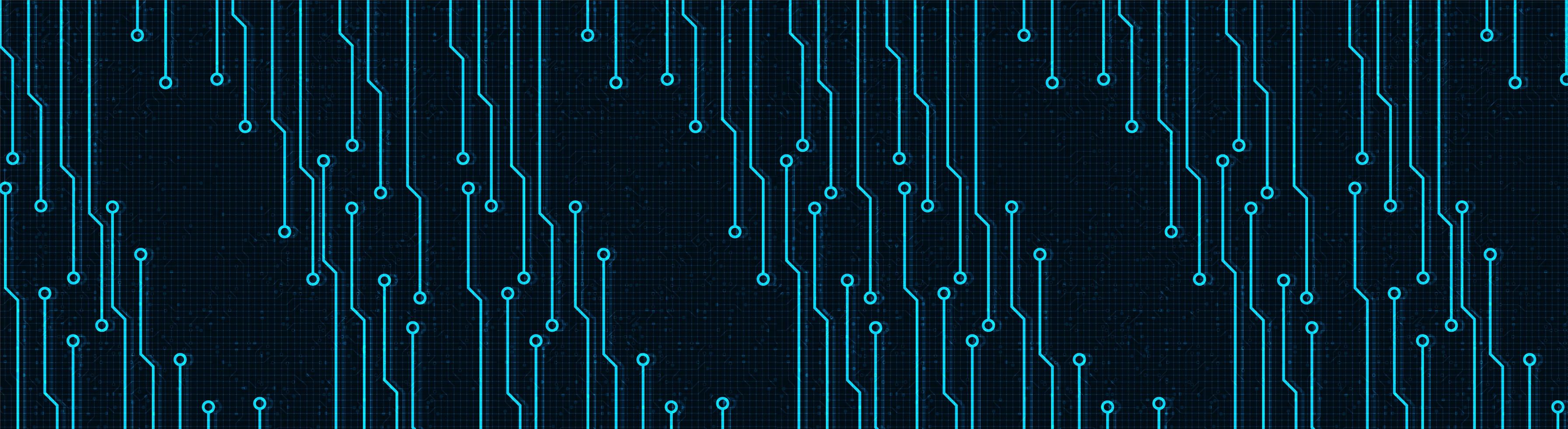 achtergrond van de panorama digitale technologie, hi-tech digitaal en veiligheidsconceptontwerp, vrije ruimte voor ingevoerde tekst, vectorillustratie. vector