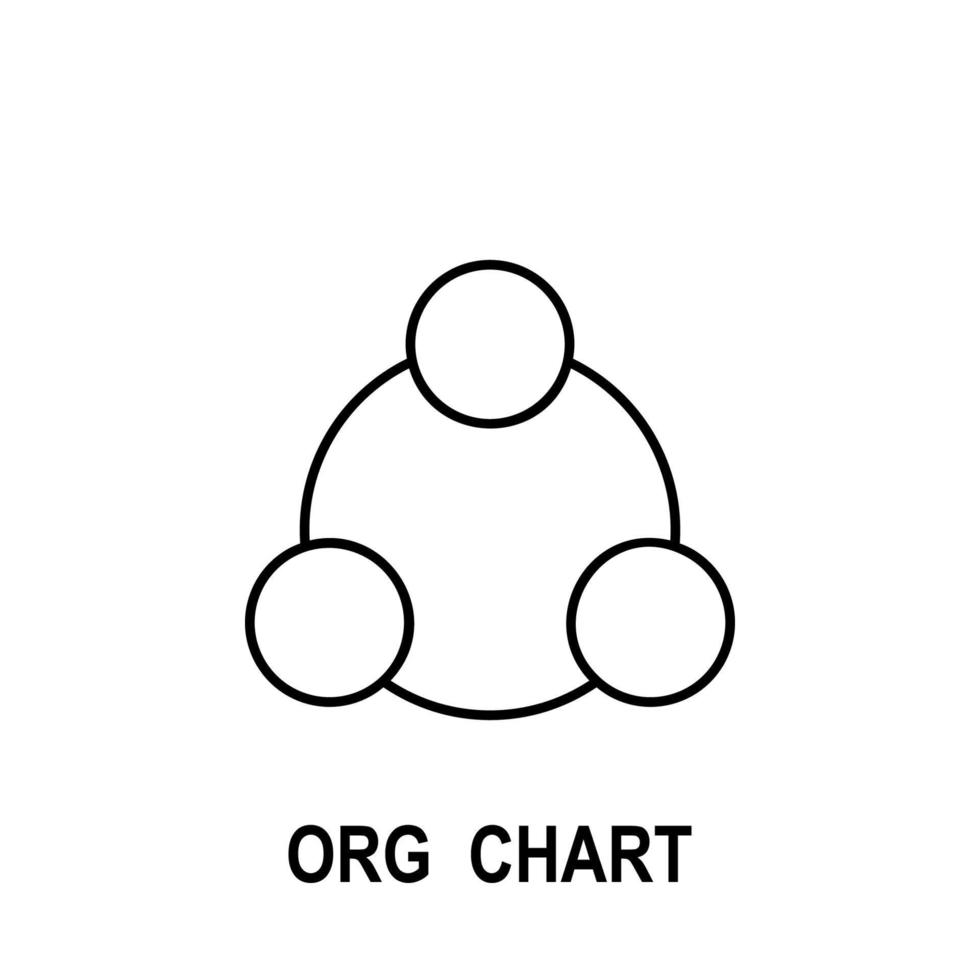 organisatorisch tabel vector icoon