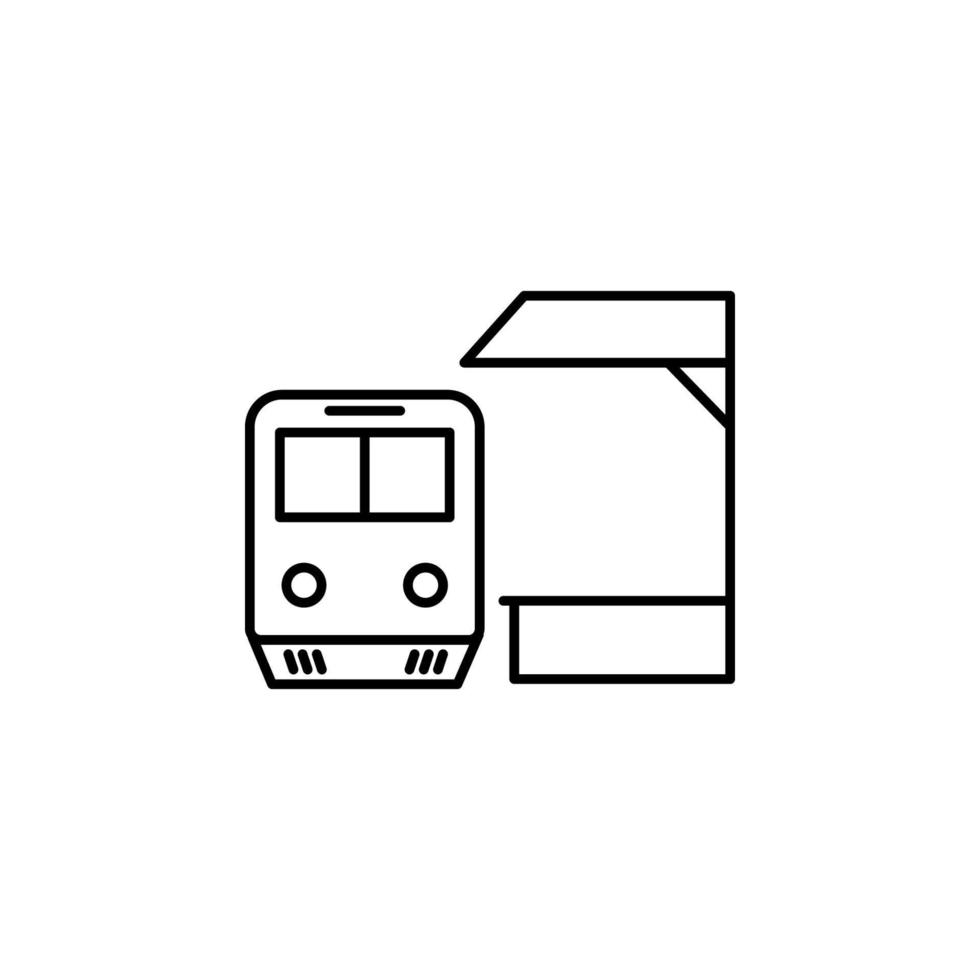 trein station trein vector icoon