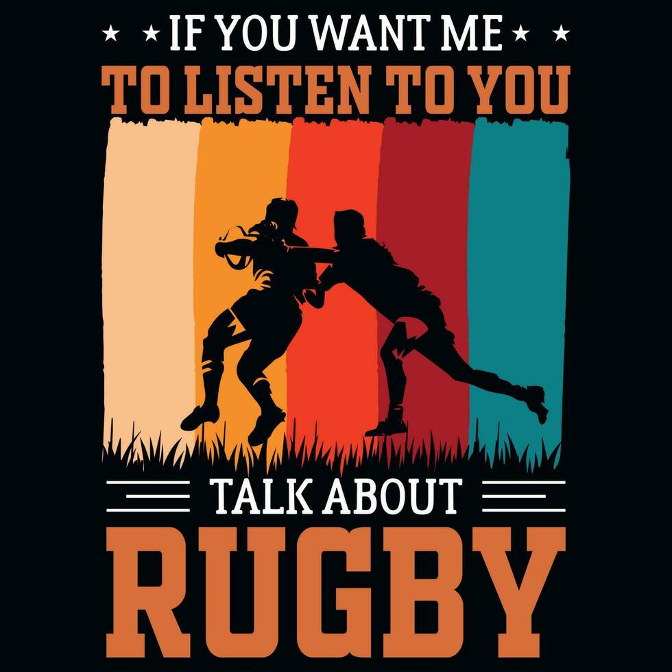 rugby spelen t-shirt ontwerp vector