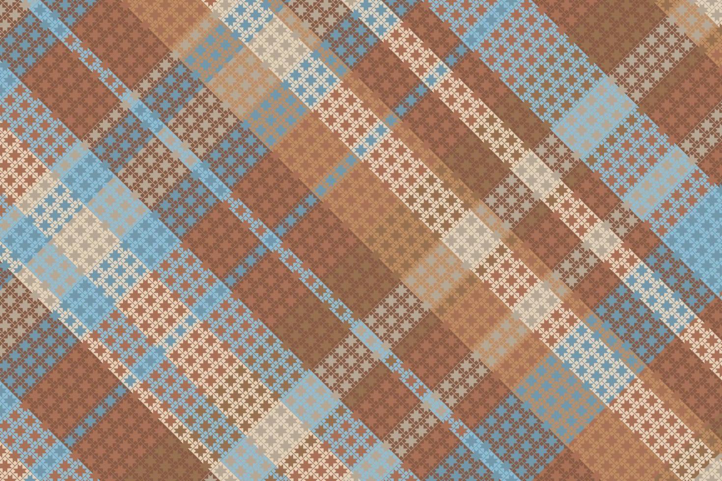 Schotse ruit plaid met wijnoogst kleur patroon. vector