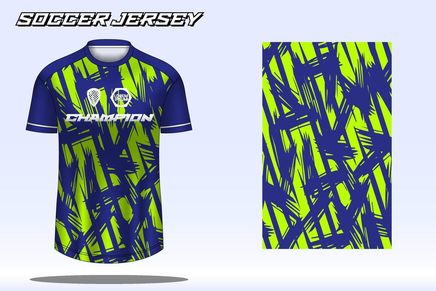 voetbal Jersey sport t-shirt ontwerp mockup voor Amerikaans voetbal club vector