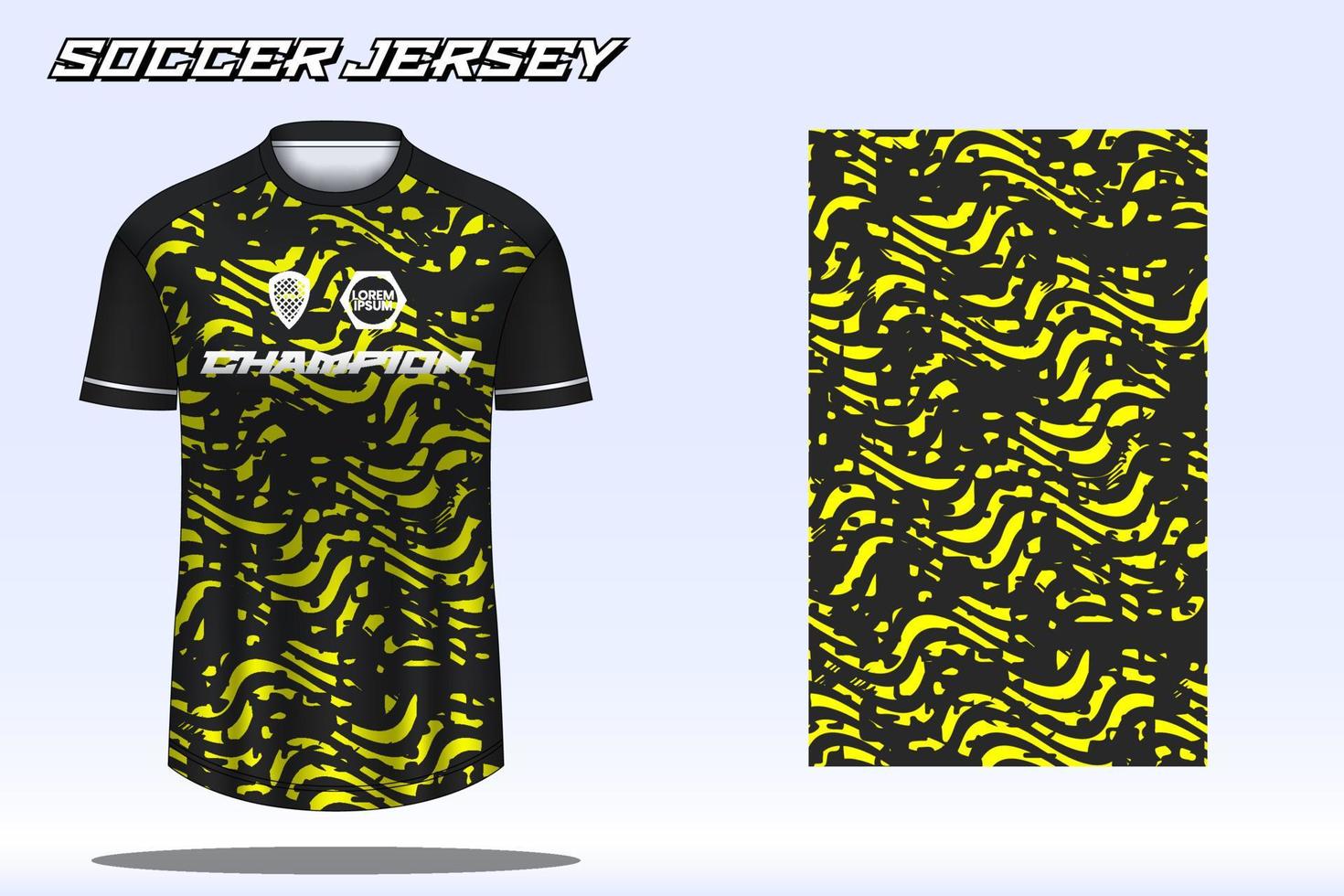 voetbal Jersey sport t-shirt ontwerp mockup voor Amerikaans voetbal club vector