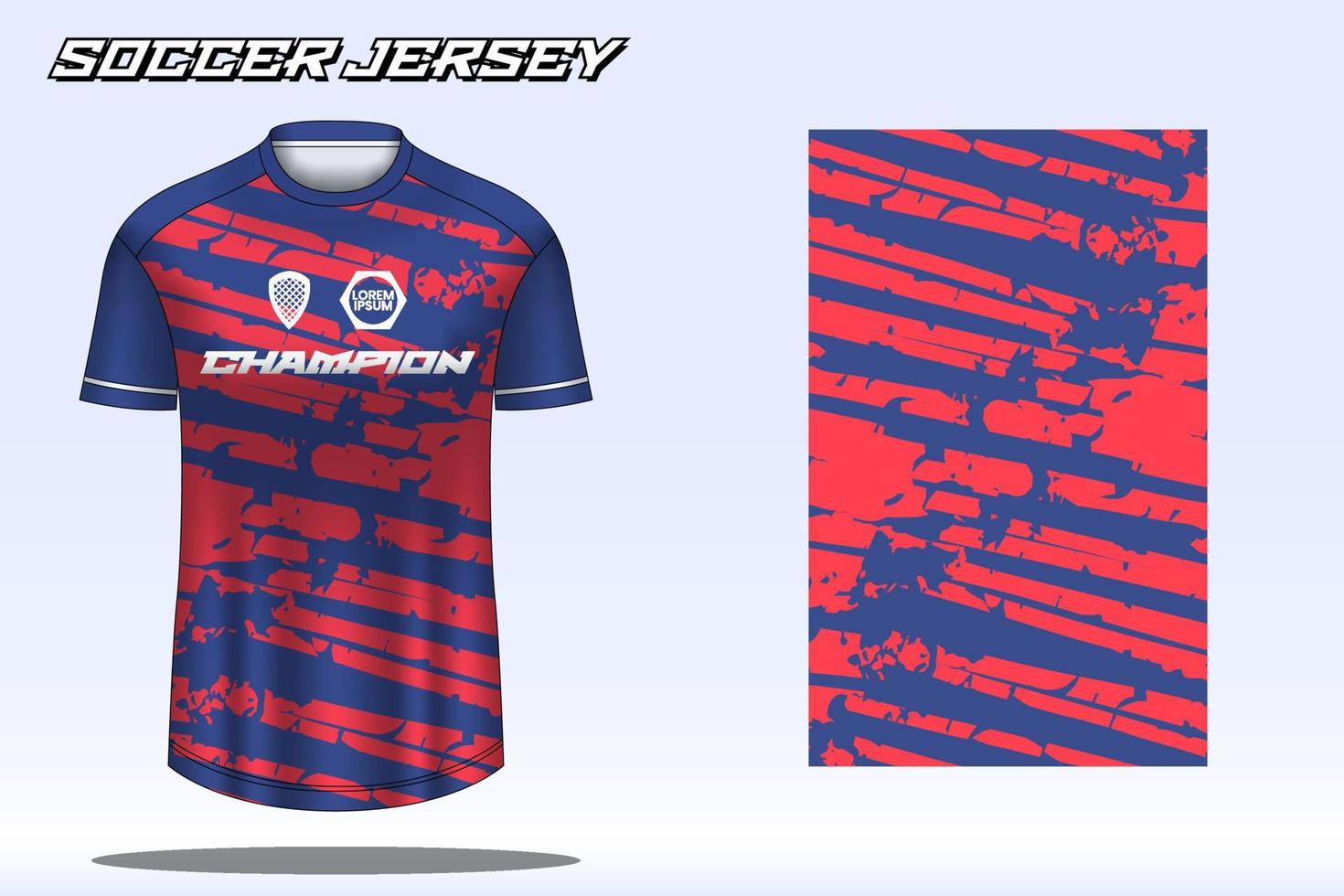 voetbal Jersey sport t-shirt ontwerp mockup voor Amerikaans voetbal club vector