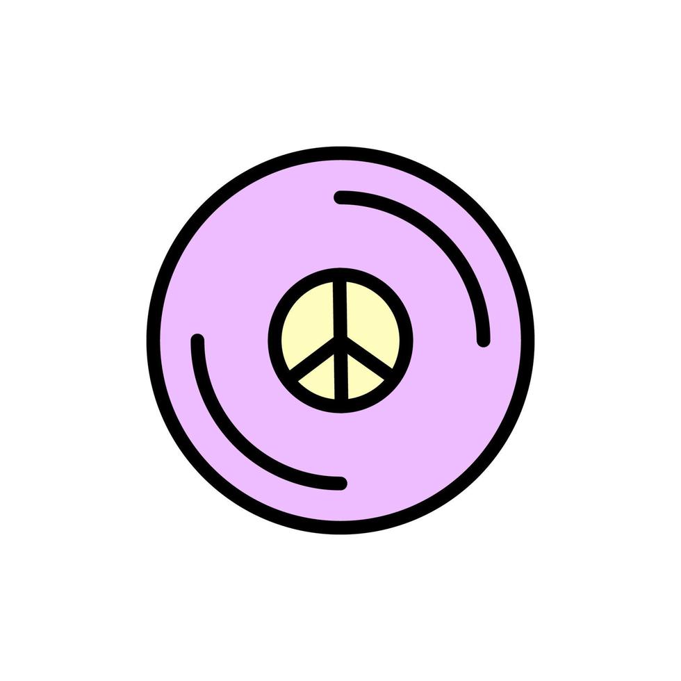 vrede, vinyl vector icoon