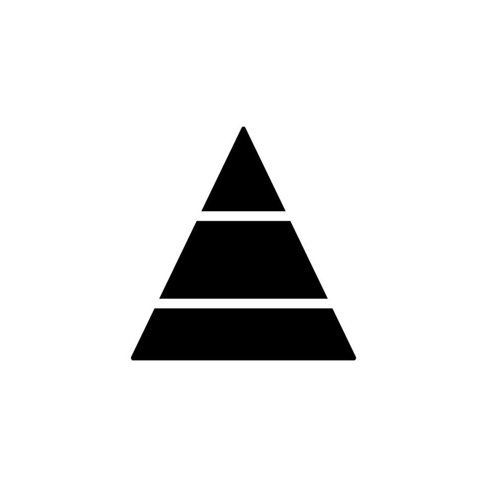tabel piramide vector icoon