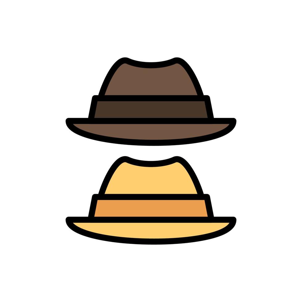 hoed, kleren vector icoon