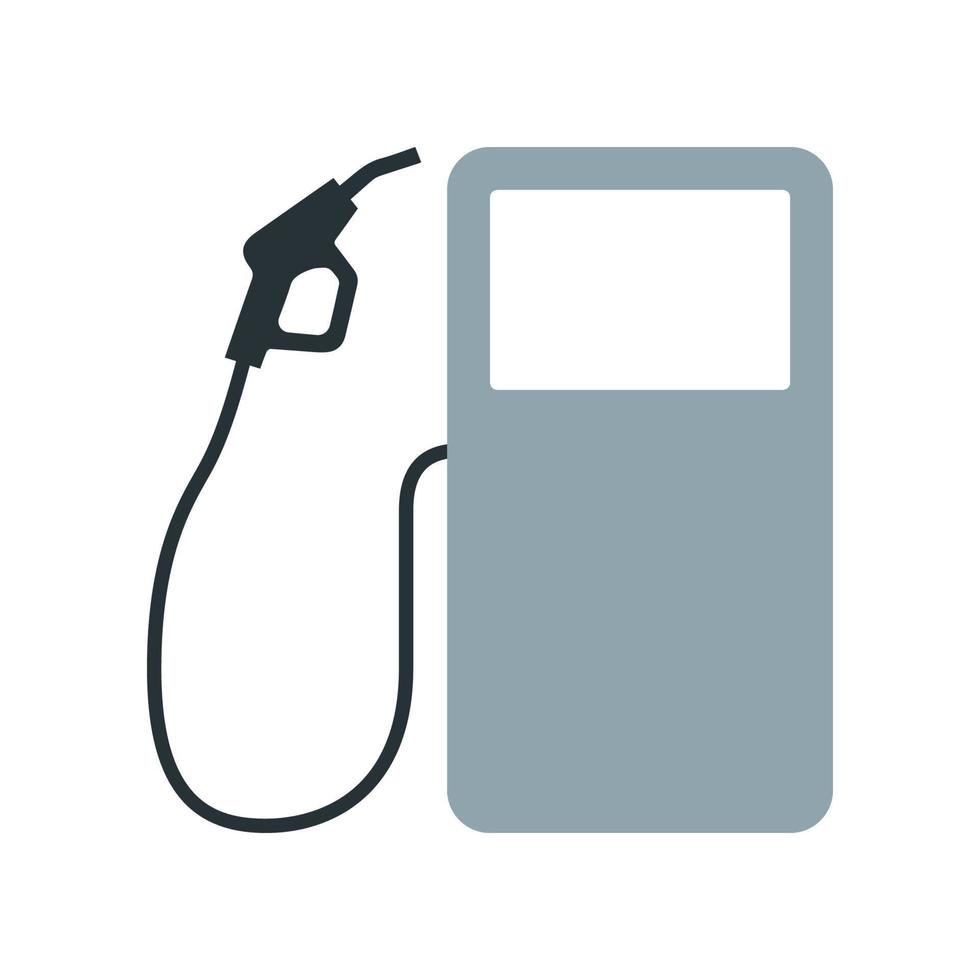 benzinestation pictogram. element uit de set gewijd aan olie- en gasproductie, verwerking en transport. vector