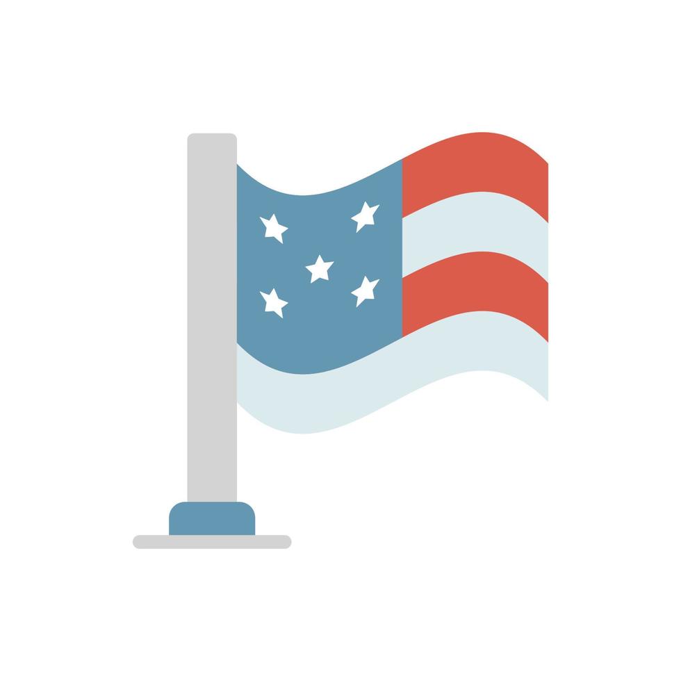 vlag Verenigde Staten van Amerika vector icoon