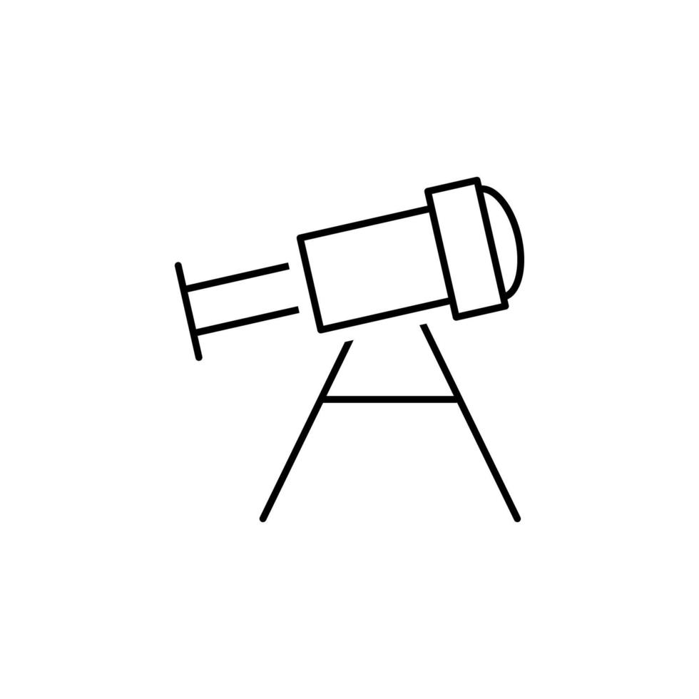 telescoop vector pictogram