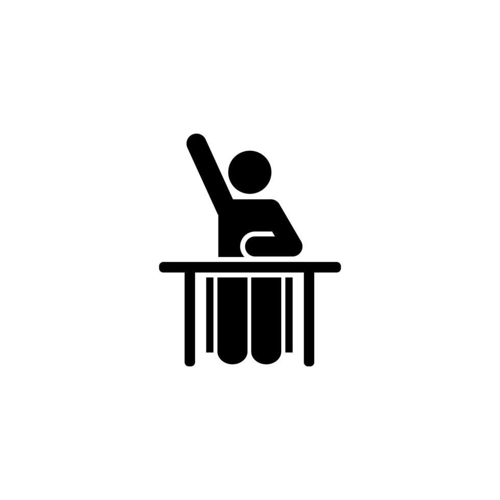 leerling onderwijs school- pictogram vector icoon