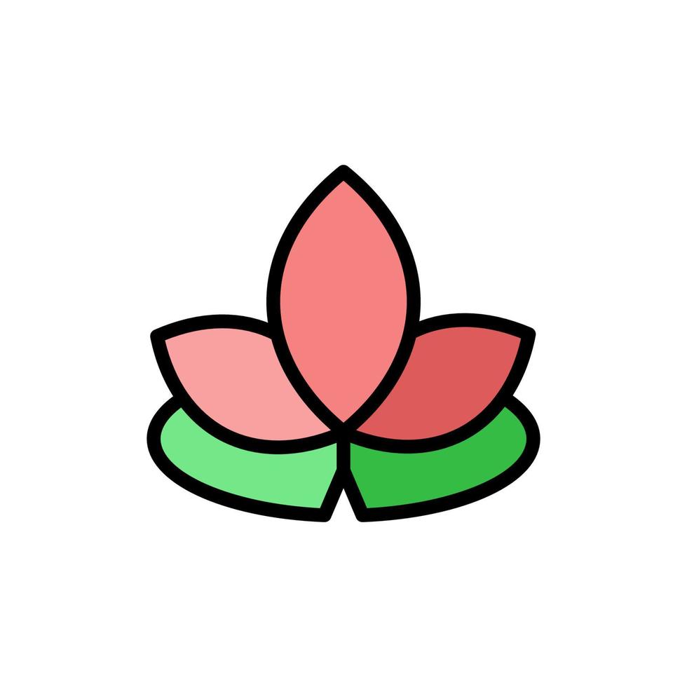 lotus alternatief geneeskunde vector icoon
