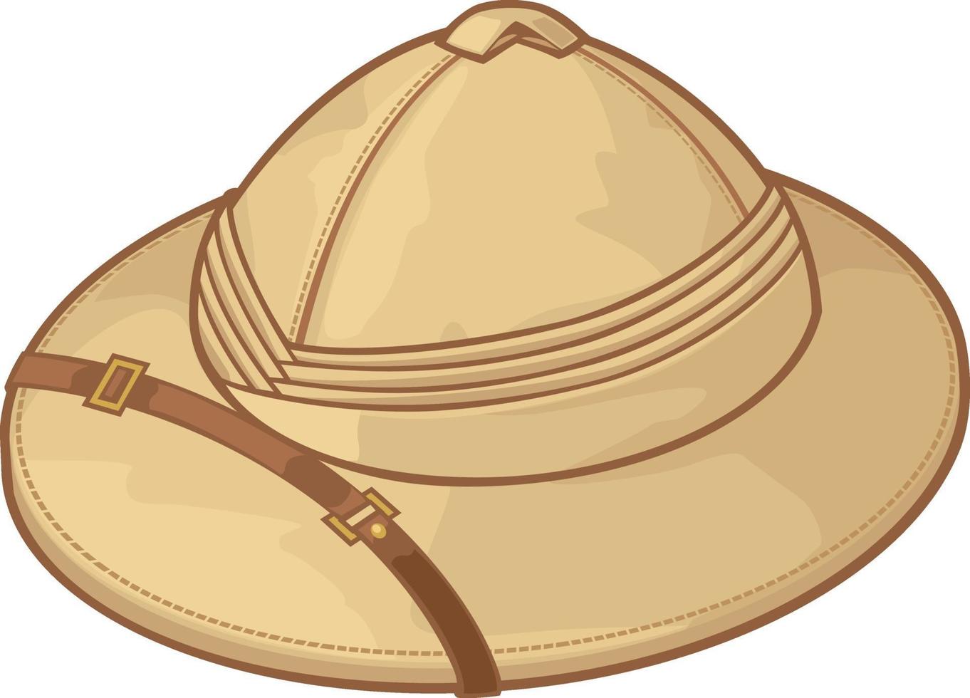 safari hoed vectorillustratie vector