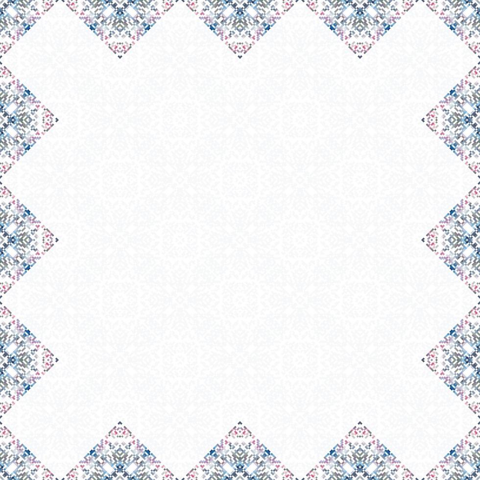Islamitisch Arabisch abstract sier- banier met meetkundig patroon en decoratief ornament vector