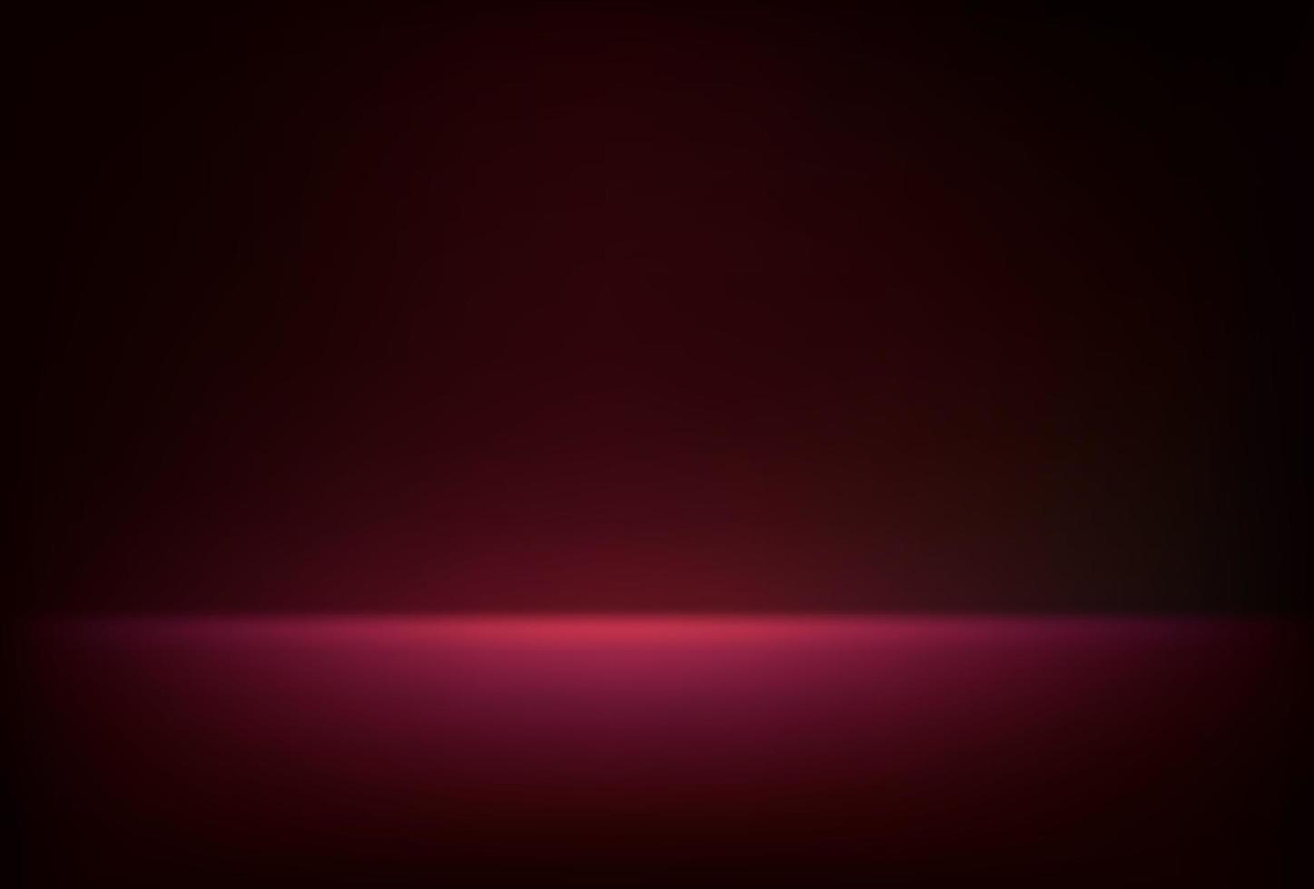 abstract verlichte leeg donker rood kamer. ontwerp sjabloon. 3d vector achtergrond