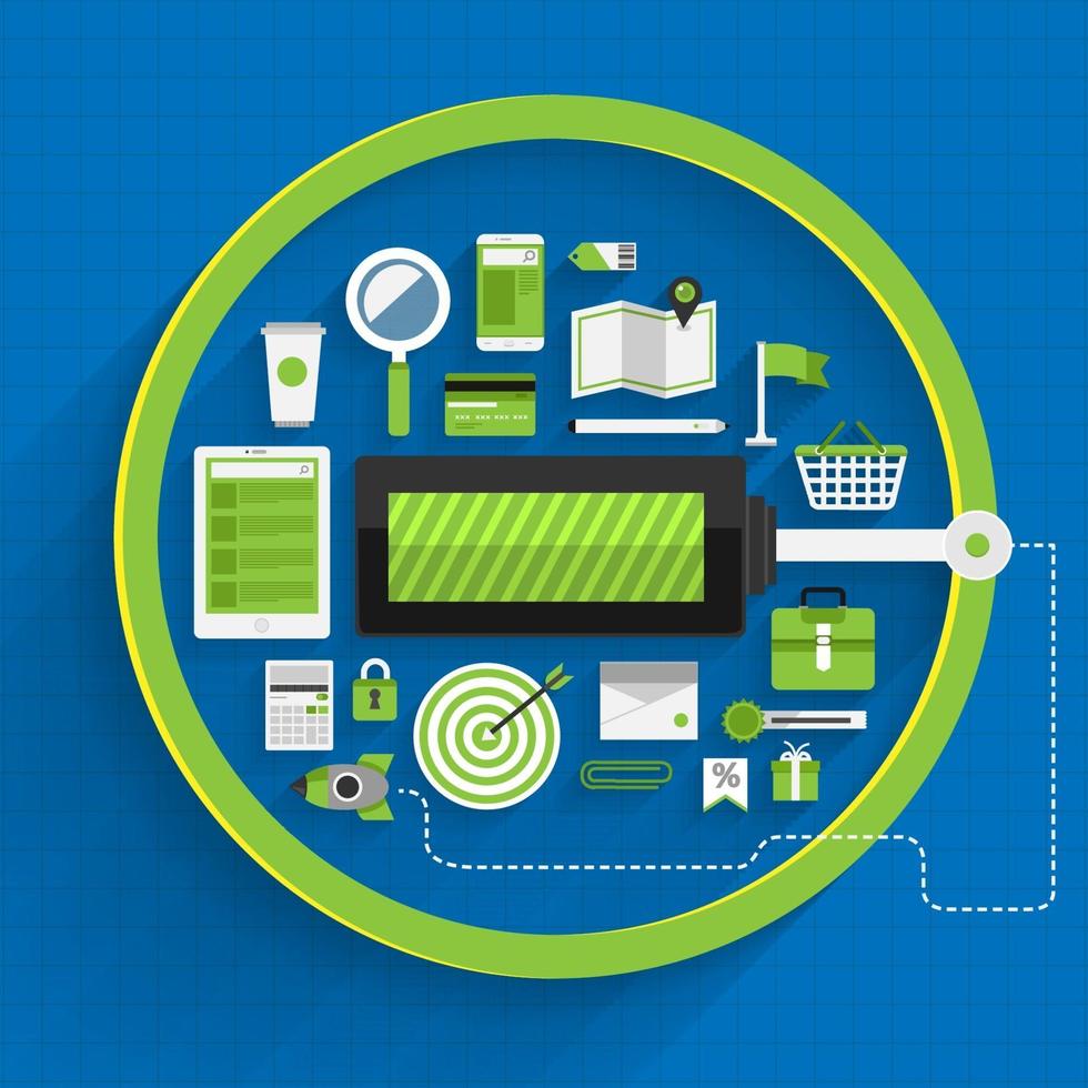 pictogram infographic element vector