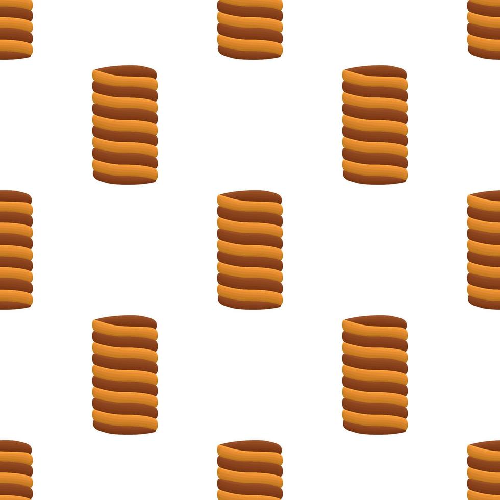 patroon eigengemaakt koekje verschillend smaak in gebakje biscuit vector