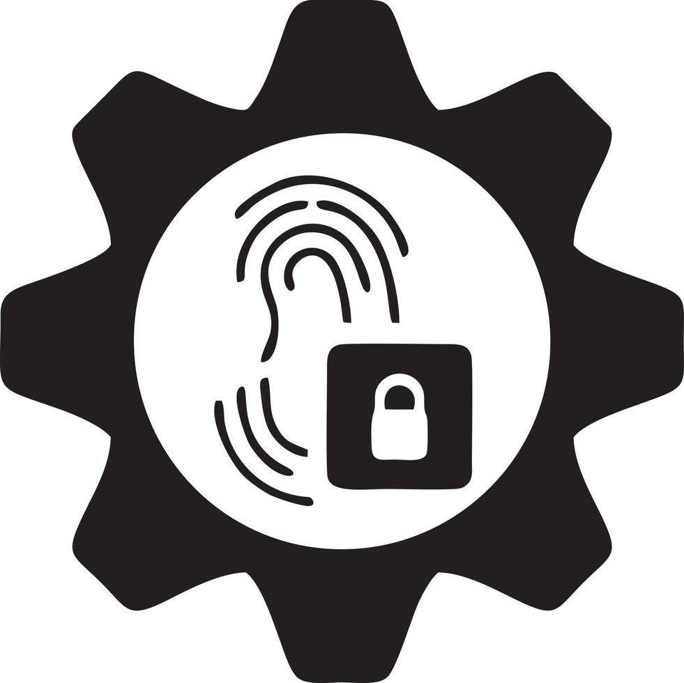 slot veiligheid icoon symbool vector afbeelding. illustratie van de sleutel beveiligen toegang systeem vector ontwerp. eps 10