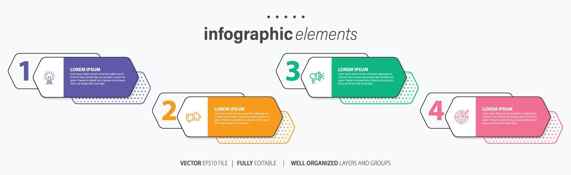 vector infographic sjabloon