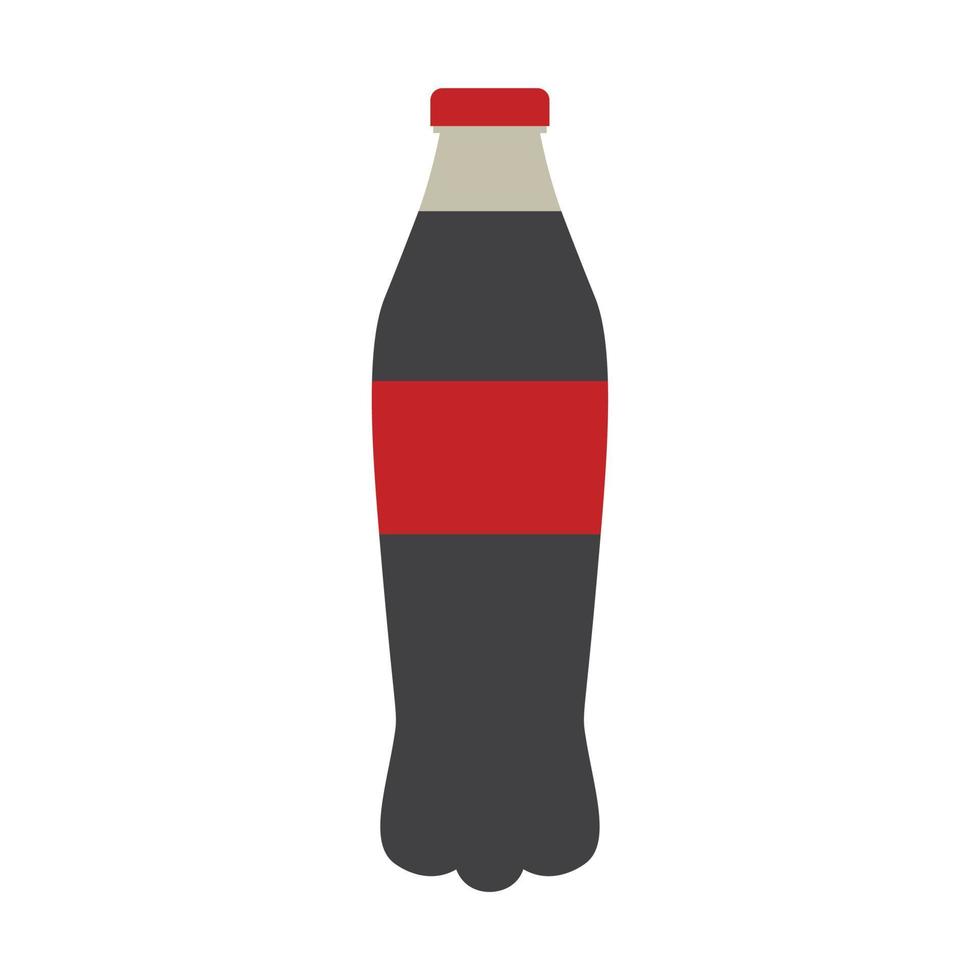 zwart Frisdrank kleur icoon vector illustratie