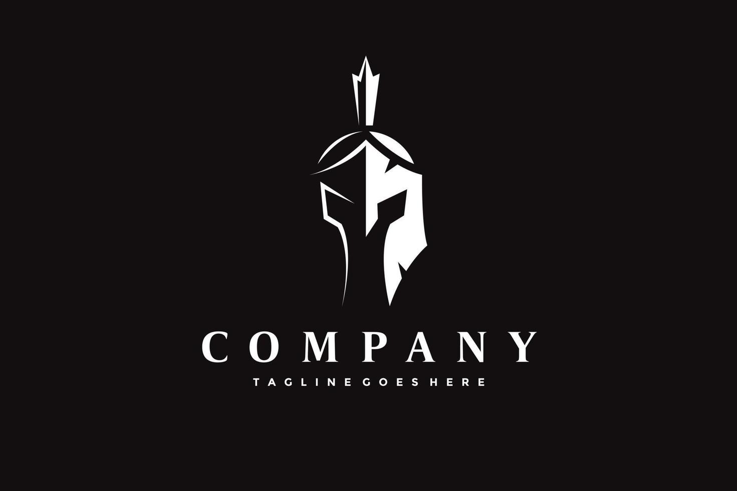 roer spartaans sterk logo vector