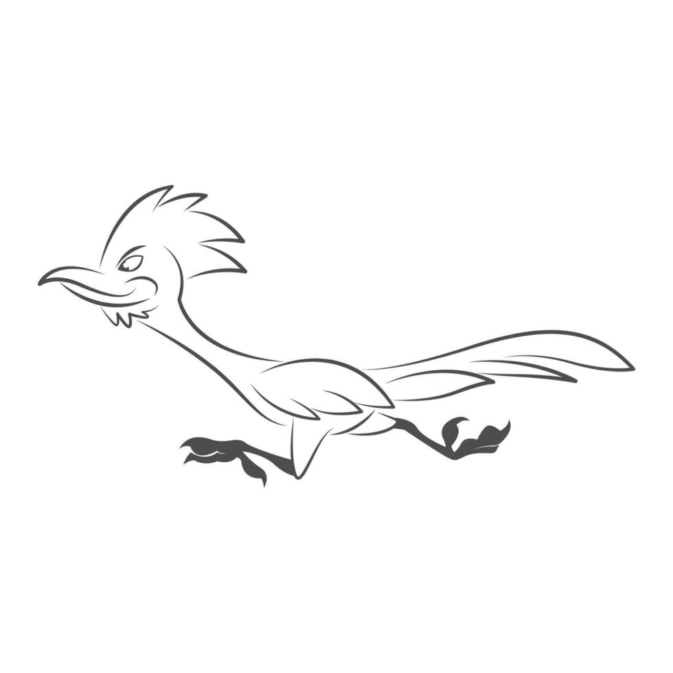 roadrunner logo icoon ontwerp vector