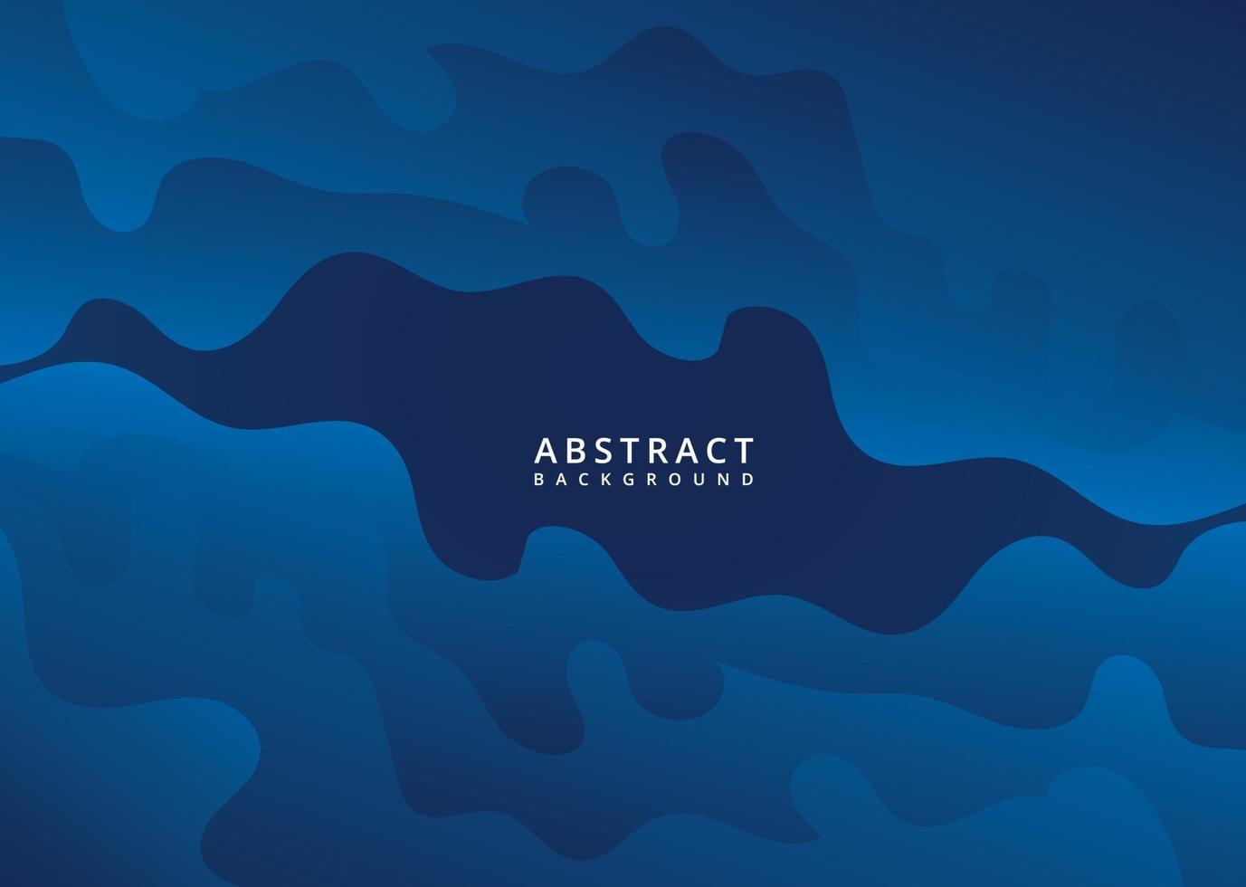 blauwe achtergrond met abstracte vormen vector