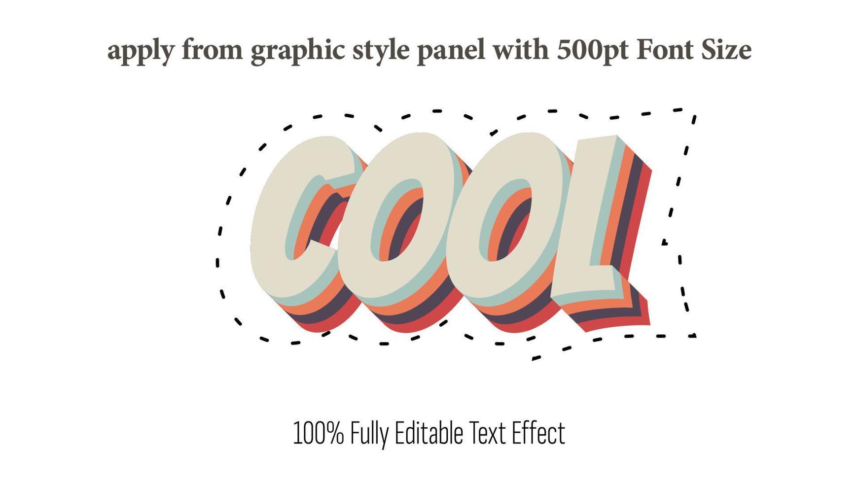 tekst effect - grafisch stijl vector