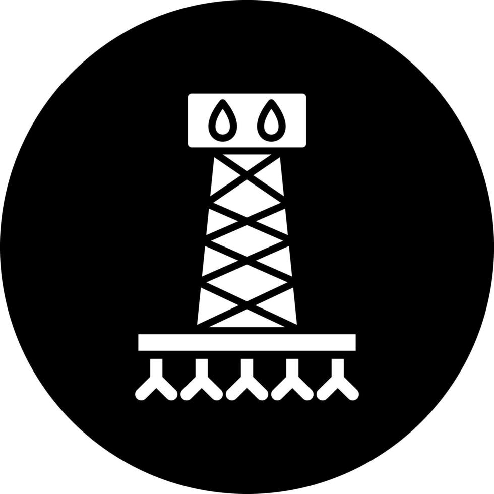 fracking vector icoon stijl