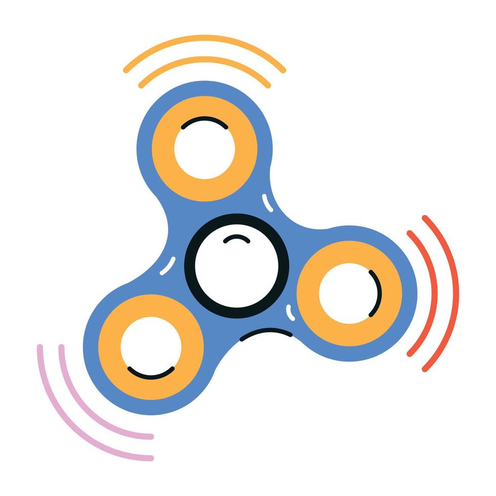 modieus friemelen spinner vector