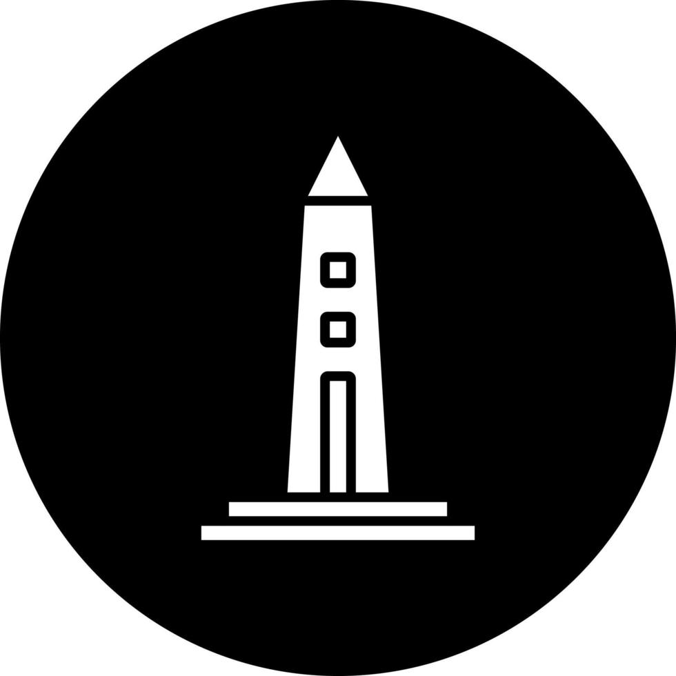 obelisk vector icoon stijl