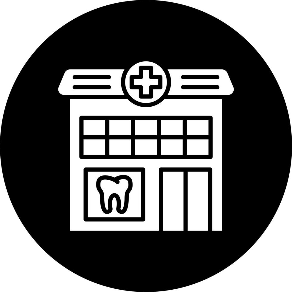 tandheelkundig kliniek vector icoon stijl