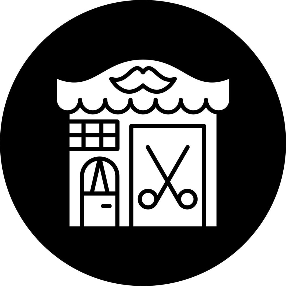 kapper winkel vector icoon stijl