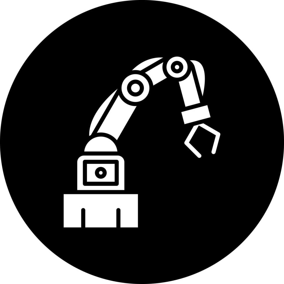 industrieel robot vector icoon stijl