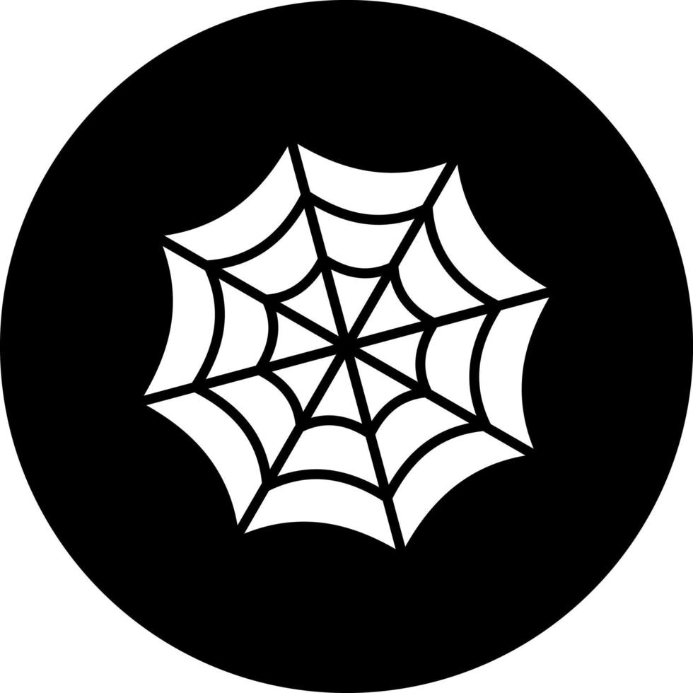 spinnenweb vector icoon stijl
