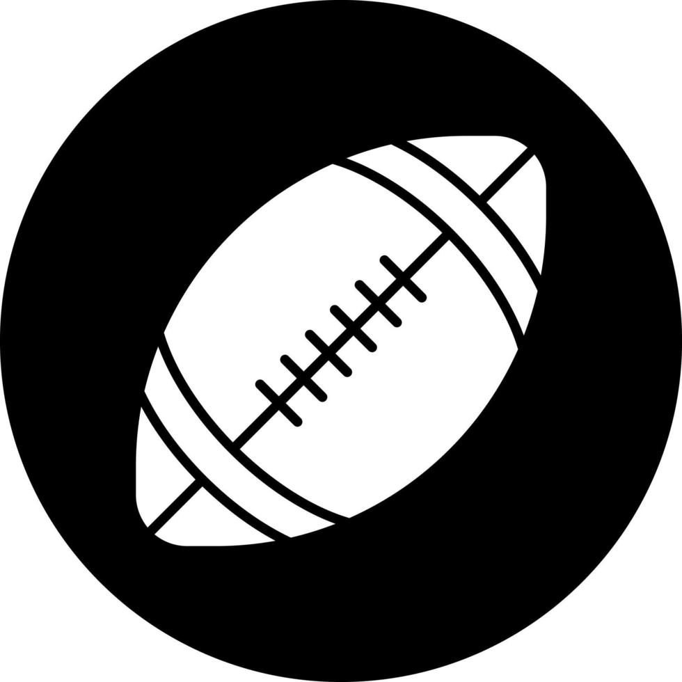 rugby bal vector icoon stijl