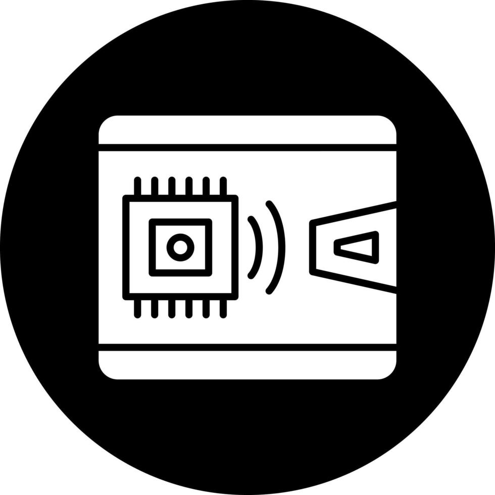 elektronisch portemonnee vector icoon stijl