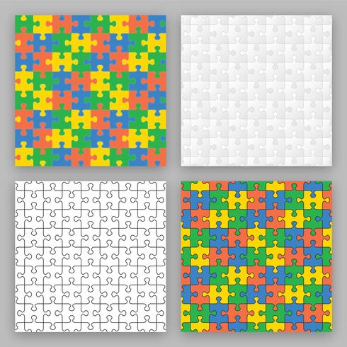 Puzzel Vectorstaal vector