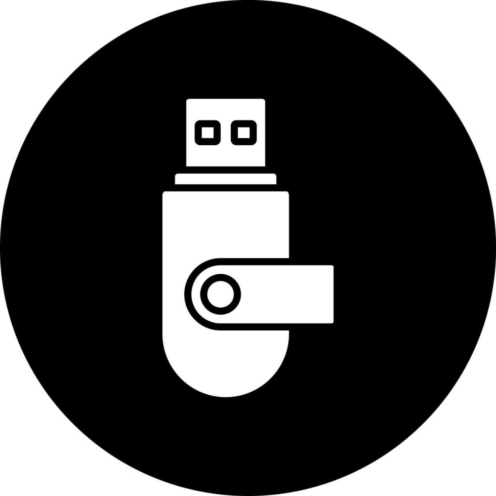 USB flash rit vector icoon stijl