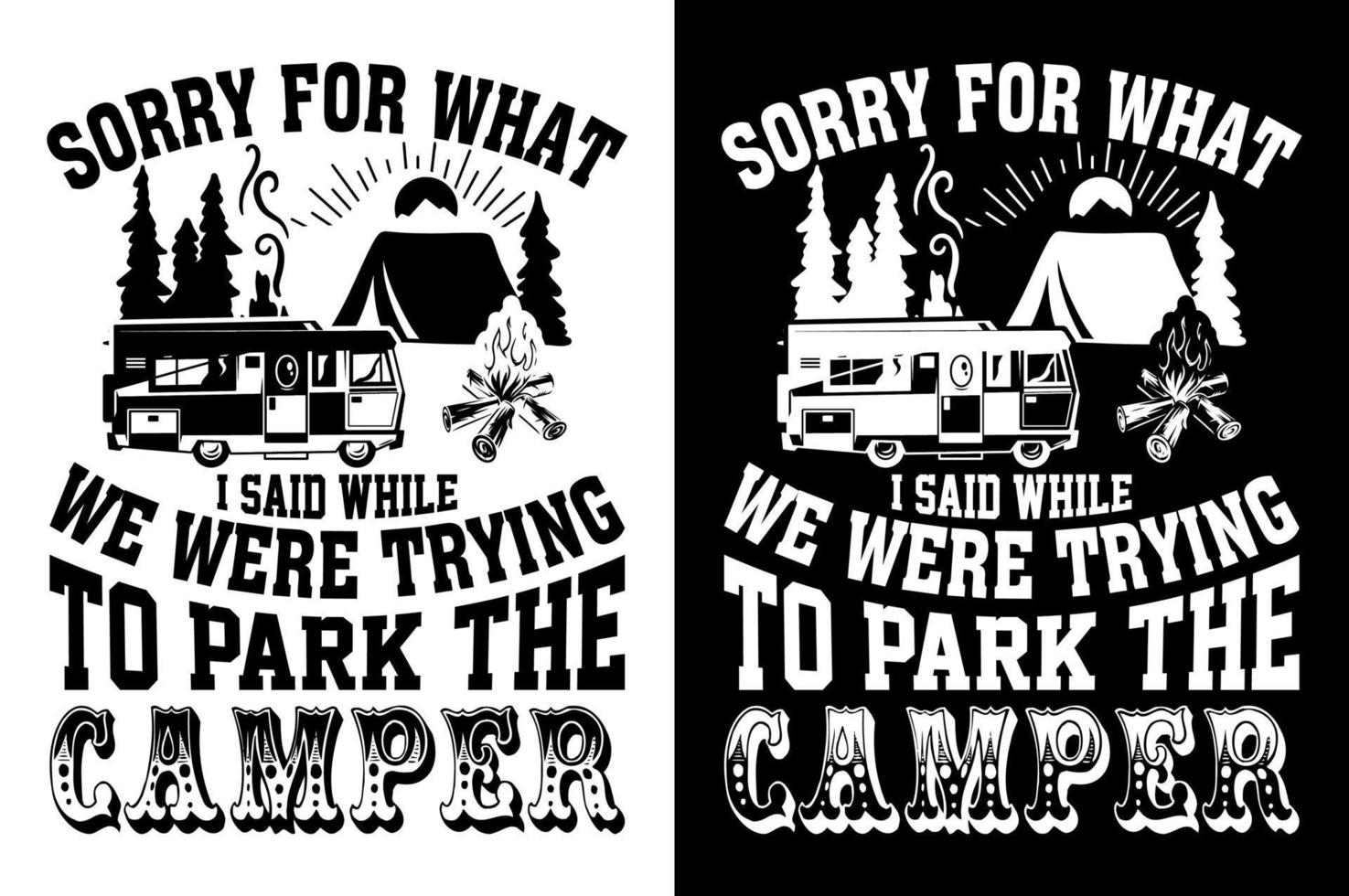 camping typografie citaten t overhemd vector illustratie ontwerp