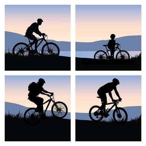 Mountain Cycling Vector Pack