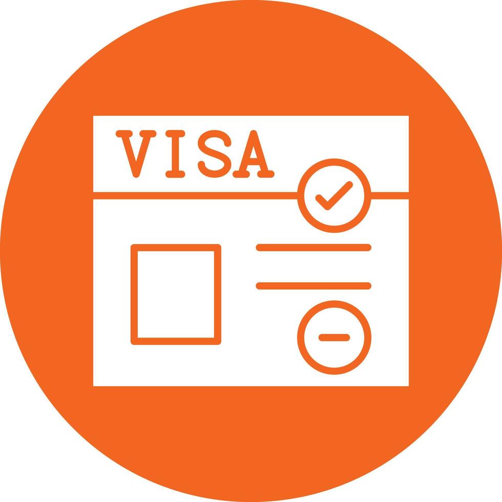 vector ontwerp Visa icoon stijl