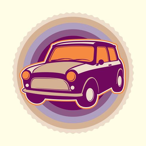 Auto badge vector