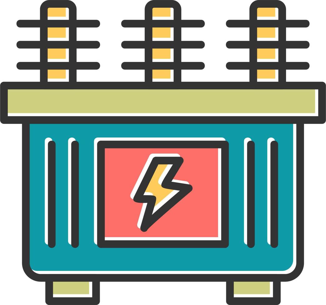 transformator vector pictogram