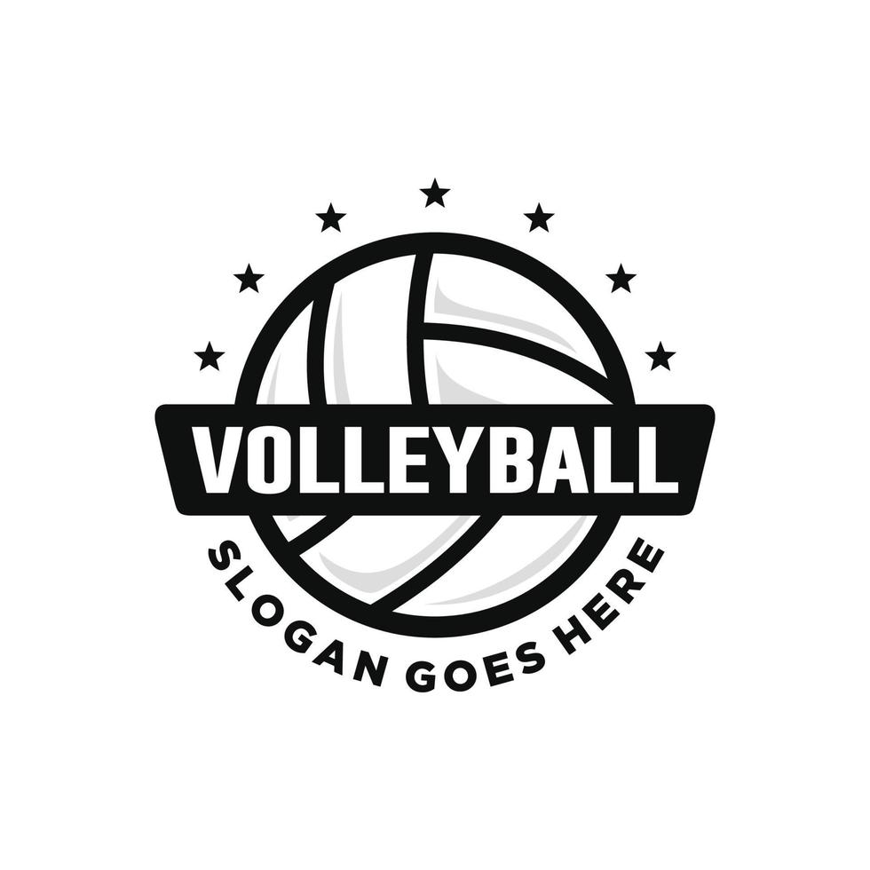 volleybal logo ontwerp vector