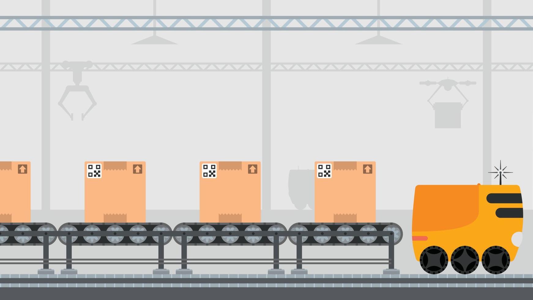 automatisering levering kar vector