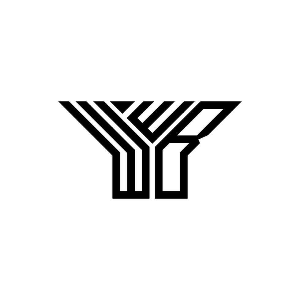 wwb brief logo creatief ontwerp met vector grafisch, wwb gemakkelijk en modern logo.
