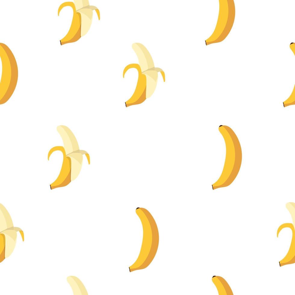 bananen fruit naadloze patroon achtergrond vector