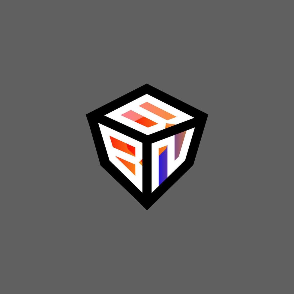 bbn brief logo creatief ontwerp met vector grafisch, bbn gemakkelijk en modern logo.