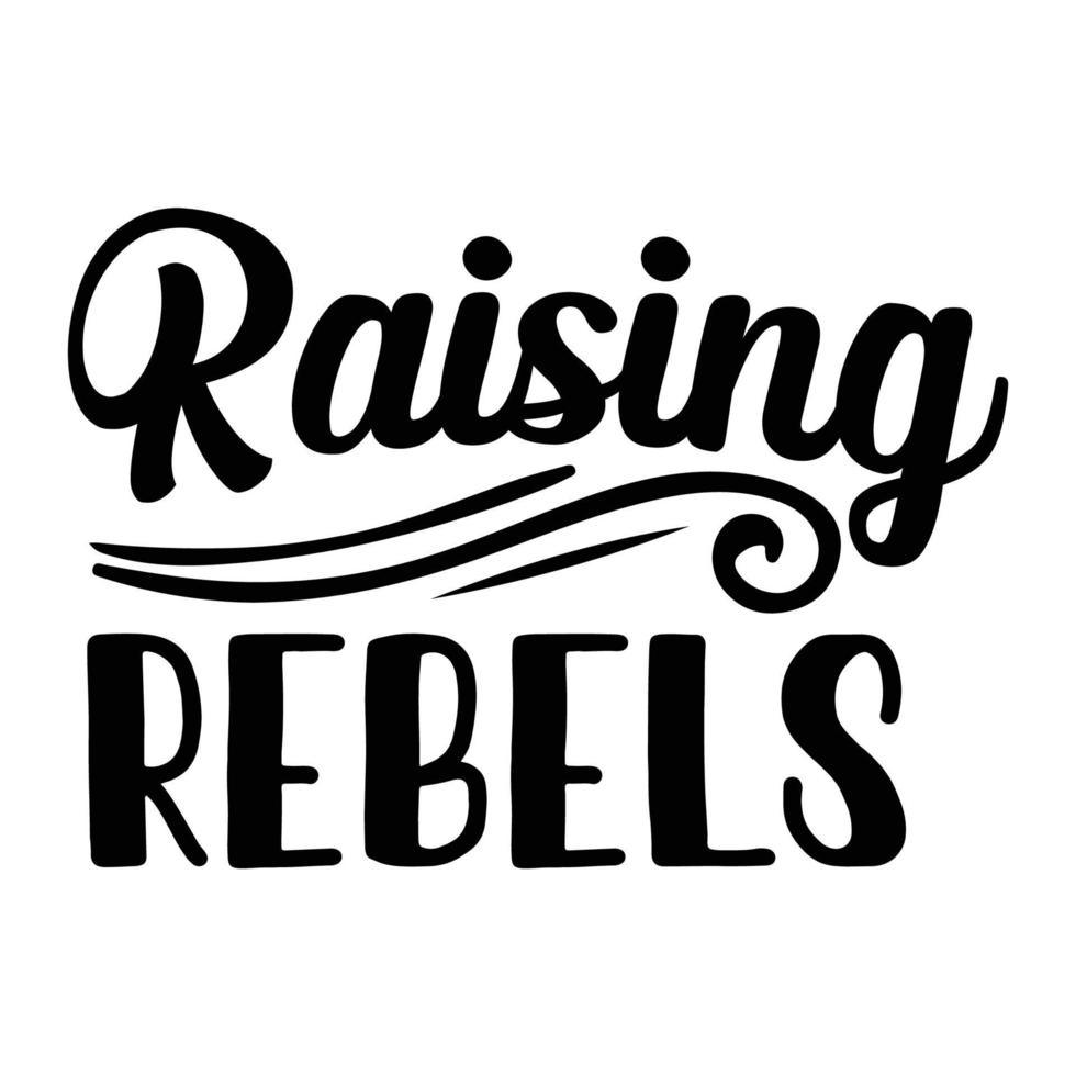verhogen rebellen SVG ontwerp overhemd afdrukken sjabloon vector